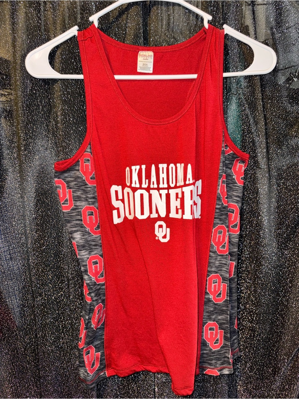 Oklahoma Sooners Women's Red Graphic Tank Top